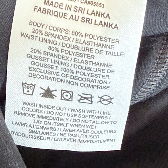 NIKE Women’s One Dri Fit High Waisted 7/8 Leggings Black Size L NEW - Picture 9 of 11